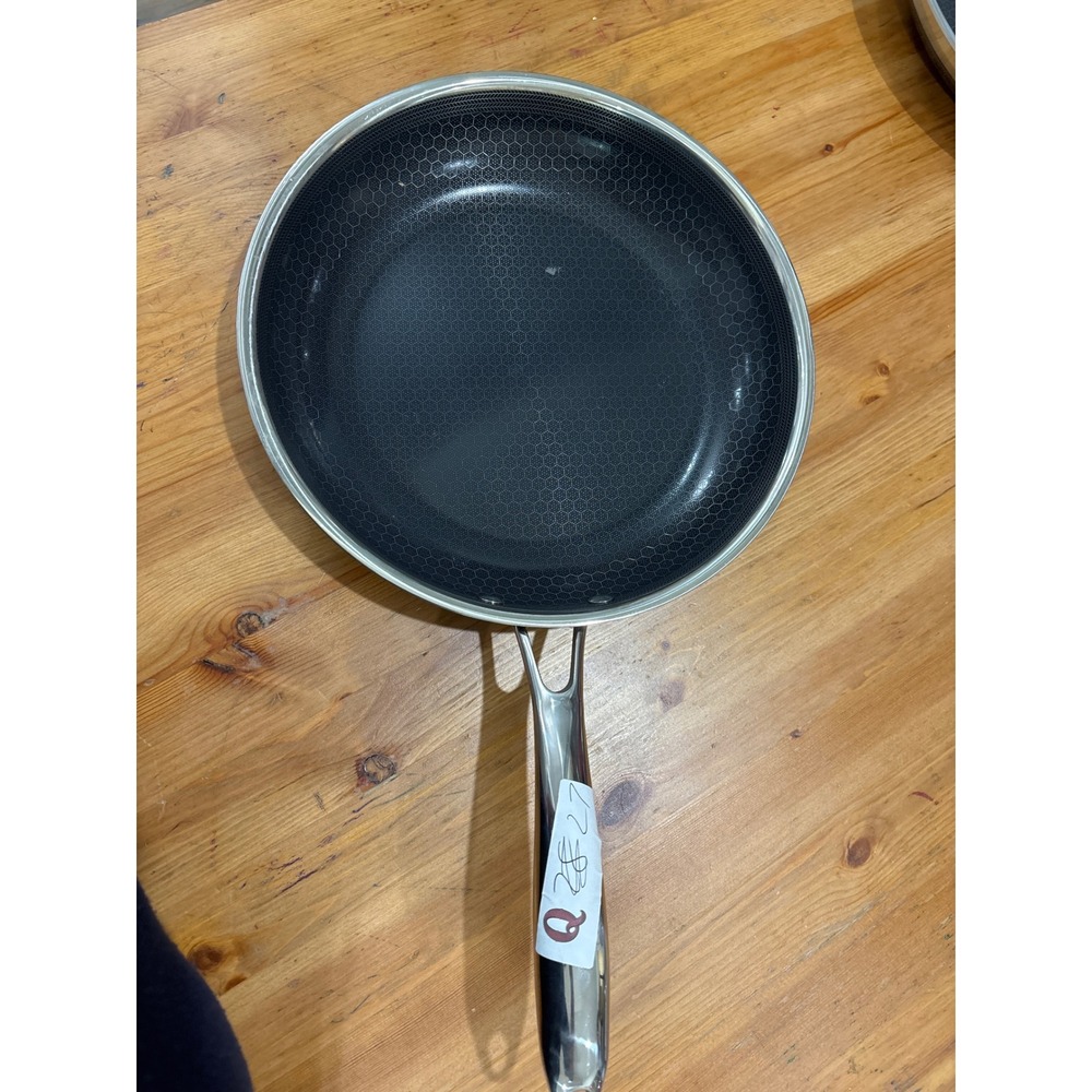 HexClad Hybrid Nonstick 10 Inch Frying Pan Skillet Stainless Steel No Lid